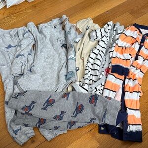 Carter's Kids Matching Sets - Gray, Blue, Orange, Cream